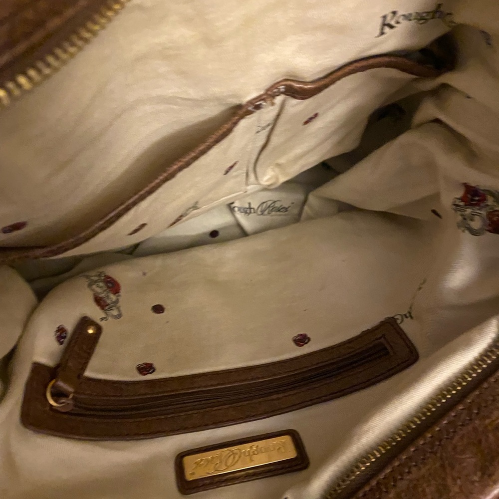 Rough Roses leather bag - Picture 2 of 11
